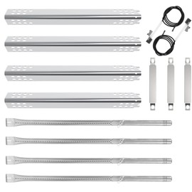 Grill Part Kit for Charbroil Performance 475 4 Burner Grills 463347017 463347418 463342119 463276517, Replacement for Char-broil 2/5/6 Burner Grill, Heat Plates, Burners, Crossover Tube, Ignition