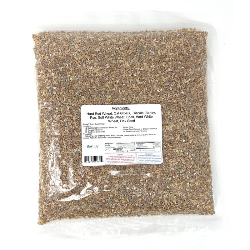 YANKEETRADERS, Wicked Good Cracked 9 Grain Mix, 2 Pounds