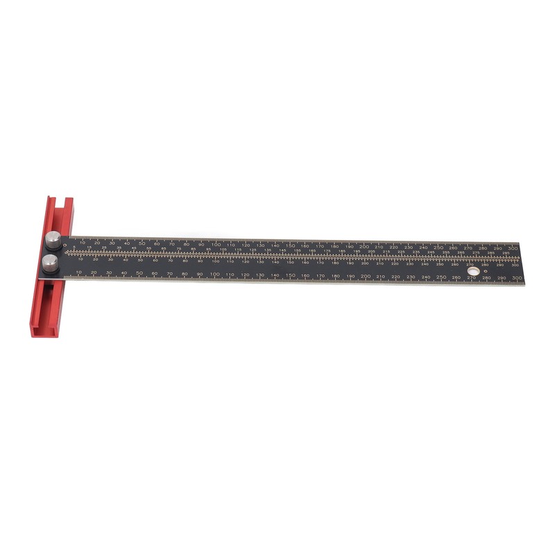 300mm T Square Ruler Woodworking Scriber High Accuracy Marking Measuring