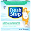 Fresh Step Clumping Cat Litter, Unscented, Long Lasting Odor Control