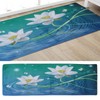 Bathroom Runner Practical Breathable Soft Comfortable Exquisite Design Decorative Carpet