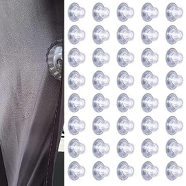 LDHHYH 40 PCS Limpets for Caravan Awning, 45mm Awning Suction Cups, High-Grip Caravan Awning Suction Cups, Limpets for Awning, Boat, Caravan Van,Camper, Motorhome Side Canopy Fixing