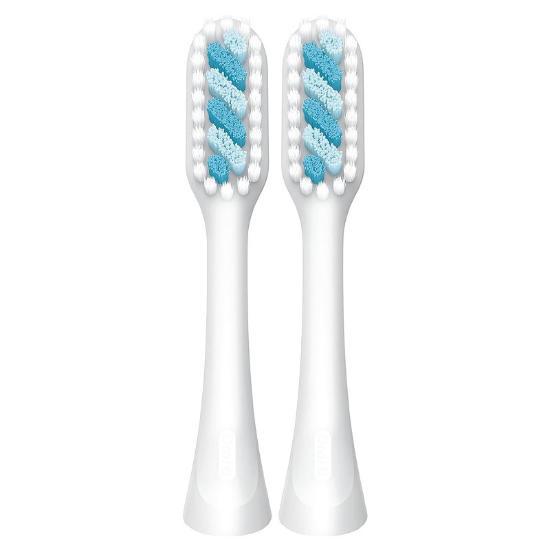 Oral-B Clic Toothbrush Sensitive Clean Replacement Brush Heads, White, 2