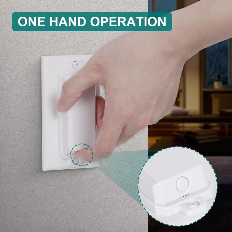 CLYMENE Light Switch Cover Guard, Child Proof Wall Switch Cover