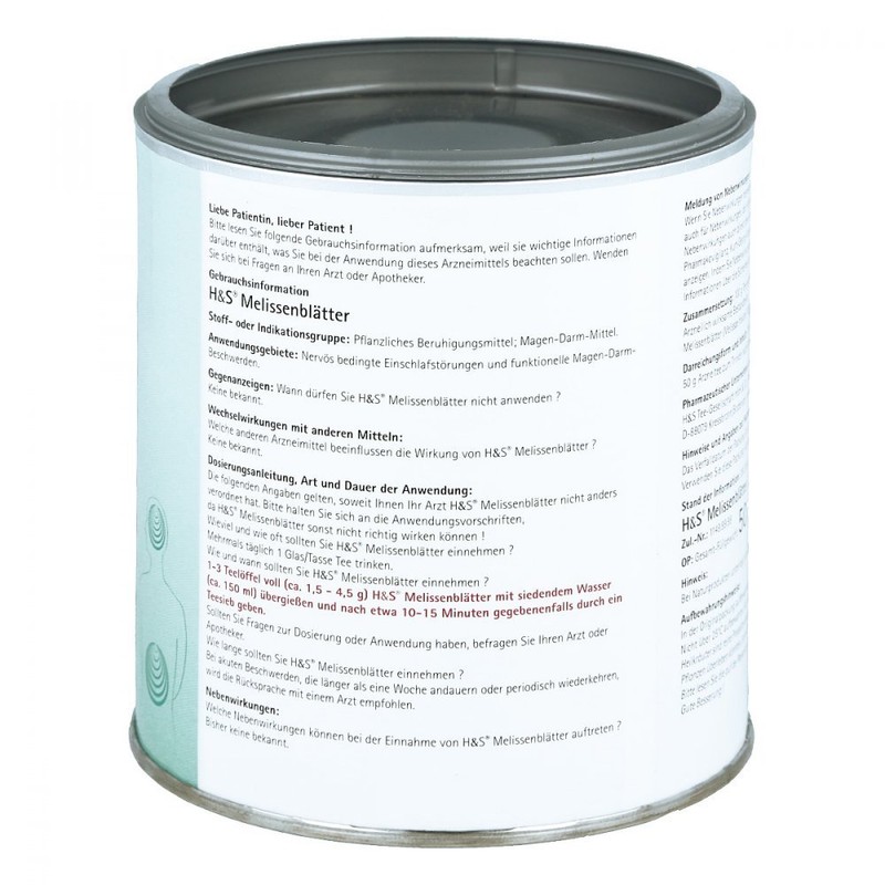 H&S Melissa Leaves Loose 50 g