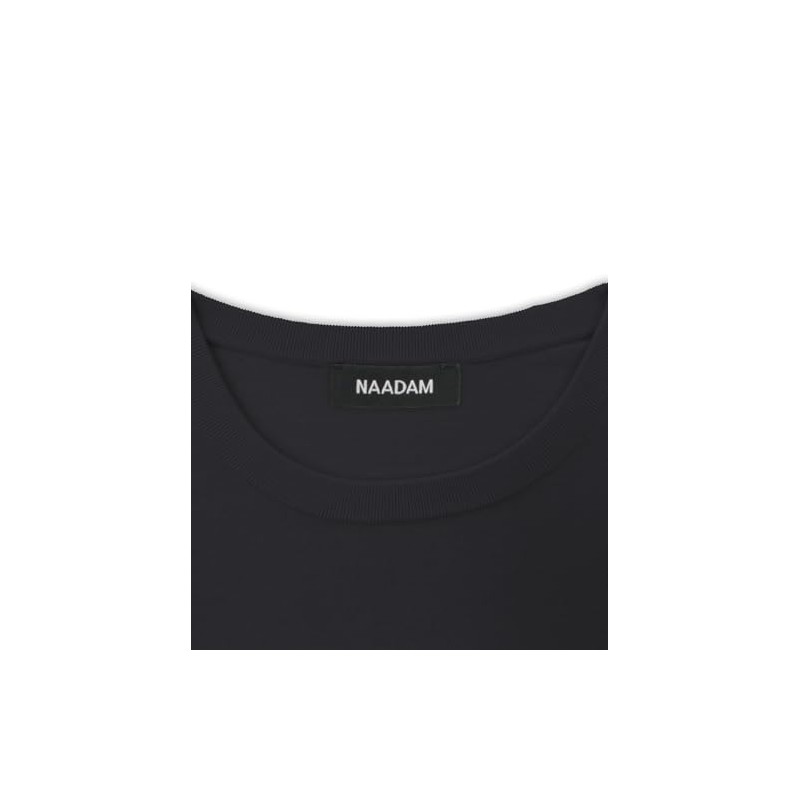 NAADAM Soft Cotton Cashmere Crewneck, Black, Small