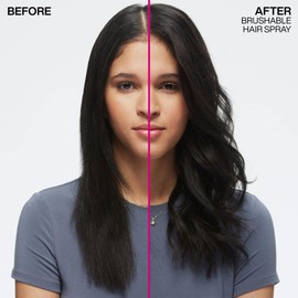 Redken Brushable Hairspray 12 | For All Hair Types | Protects Against Frizz & Humidity | 10.4 Oz