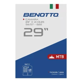Benotto Cámara Benotto 29x2.1/2.25 Bicicleta Válvula Americana 48mm Tipo de válvula Schrader