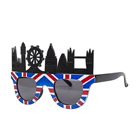 Rocking Party Queen's Jubilee Union Jack Decorations (Choose) (London Sunglasses), Multicolor