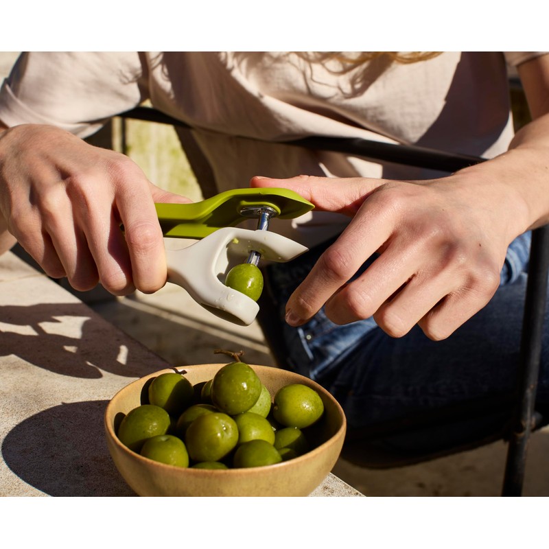 Joseph Joseph Tweezy Snocciolatore Ciliegie e Olive 2 in 1,