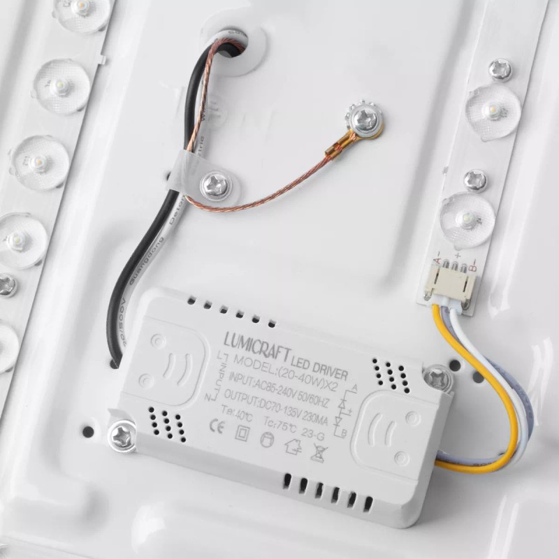 Lumicraft Lampara Led Panel Plafon 30 Watts Varios Colores