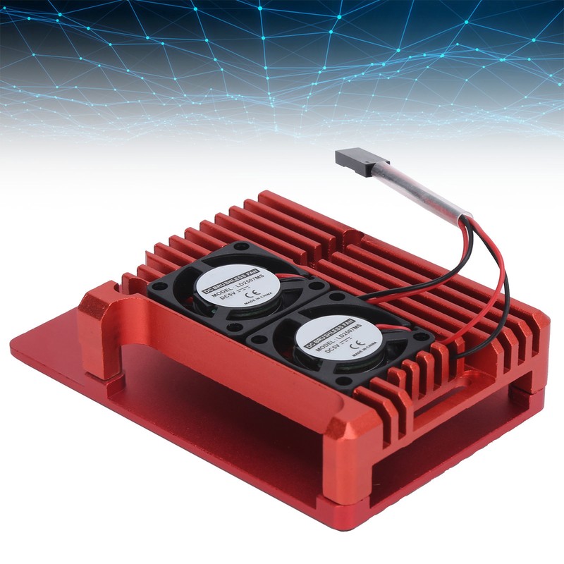 Aluminum Alloy Case Box with Dual Fan Heat Dissipation Accessory