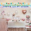 MEFENG Large Happy 1/2 Birthday Banner, Rainbow 6 Months Baby