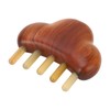 Sandalwood Massage Comb Wide Tooth Scalp Scraping Comb with Nose