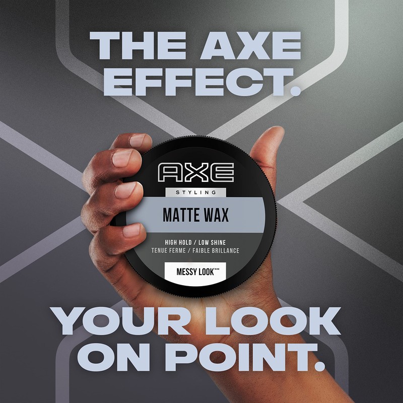 Axe Styling Messy Look Textured Matte Hairstyle Pomade Easy to