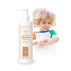 Crema Repelente Natural 250 ml – Protección contra Moscos y Zancudos hasta 6h – Con Citronela y Eucalipto – Vegana, Cruelty-Free, Biodegradable y Dermatológicamente Probada – Apta para Toda la Familia