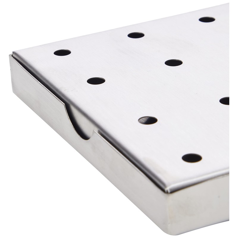 Genware NEV-SSDT3015 Drip Tray, Stainless Steel, 30 cm x 15
