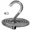 Funmit 8Ft Universal Washing Machine Drain Hose Flexible Extension Hose