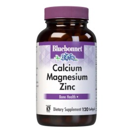 Bluebonnet Calcio Magnesio Zinc Vitamina D Softgels Sin Sabor 120 Cpsulas                                                                             