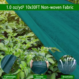 Plant Covers Freeze Protection, 10 x 33Ft Frost Blankets for Outdoor Plants Frost Cloth Plant Freeze Protection Cover Floating Row Cover Garden Fabric for Frost/Pest Protection