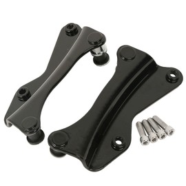 XFMT Black 4-Point Docking Hardware Kit For Harley Touring Road King Street Glide Road Glide Electra Glide Ultra Classic 2014-Later