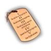 Generic 10 Ten Commandments double sided PRAYER RELIGION SOLID COPPER
