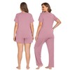 SWOMOG Women 3Pcs Maternity Pajama Set Nursing Pjs Pregnancy Set