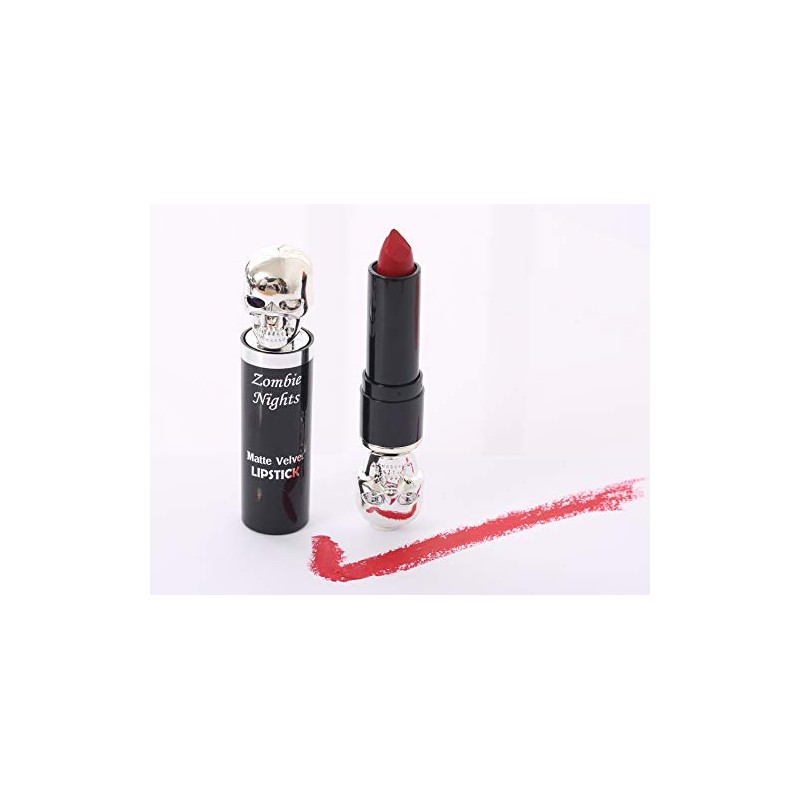 Saffron - Zombie Nights Matte Velvet Lipstick (05 Red Velvet)