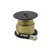 1/4" x 50' Jute Solid Braid Nylon Anchor Line w/Thimble