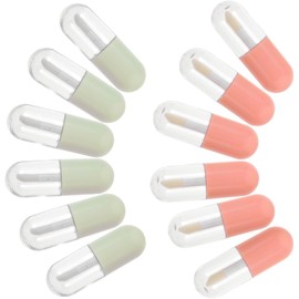 Tubos de Brillo Labial Rellenables 5ml Plástico 20 Piezas Envase Vacío para Gloss, Uso en Viaje y Bolsa de Maquillaje, para Mujeres y Niñas