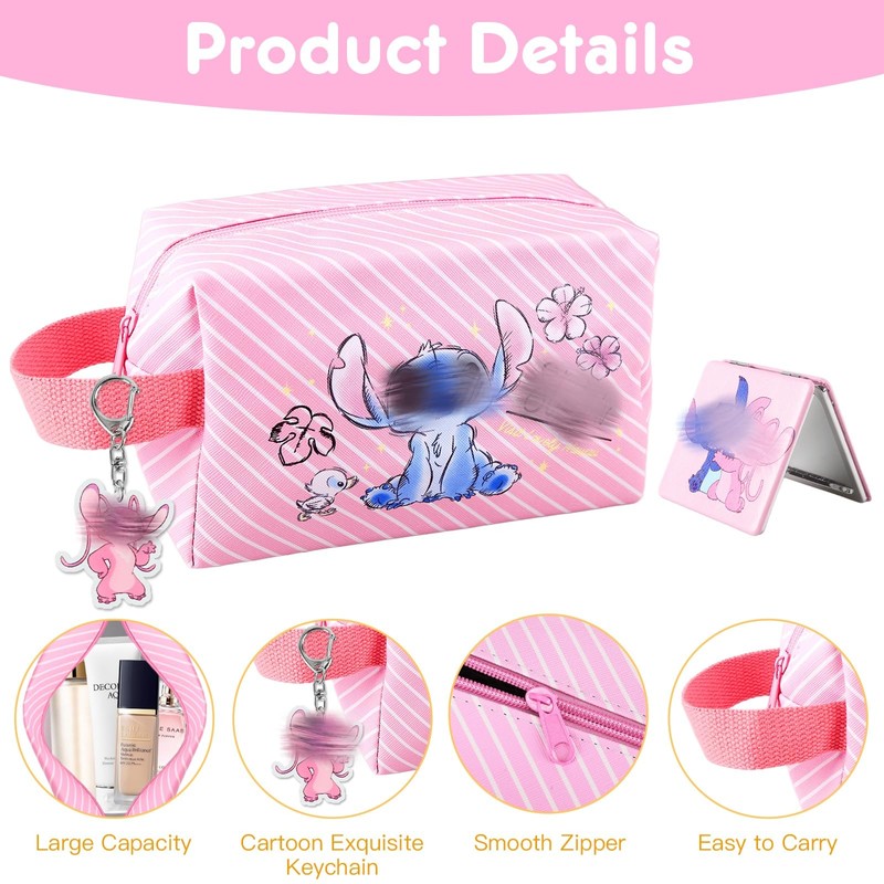 Cosmetic Bag, Pink Cosmetic Bag 1