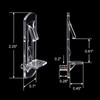 INCREWAY 30 Pack Shelf Support Peg, Clear Plastic Cabinet Shelf