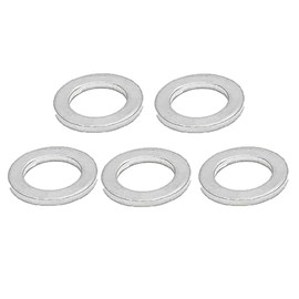 Motorcycle Drain Washer, M14, Outer Diameter 20mm, Thickness 1.5mm, Set of 5, Aluminum Drain Bolt Gasket 96732