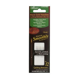Clover Black Gold Quilting Betweens Needles-Size 12 6/Pkg