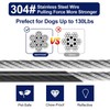 Dog Leads for Yard, 65ft Tie Out Runner Steel Wire