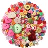 Tnstk Resin Buttons 2 and 4 Holes Assorted for Sewing