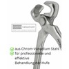 AMKA CV Hoof Cutting Pliers with Semicircular Jaws Chrome Vanadium