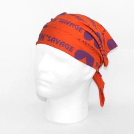 Macho Man Randy Savage Orange Print Bandana New