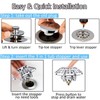 AzWzz Universal Tub Stopper Bathtub Drain Plug, Pop Up Tub