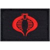 GI Joe Cobra Embroidered Morale Patch - 2PC Bundle -3.0