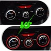 TOMALL 3 Pcs AC Climate Knob Outer Ring Covers Compatible