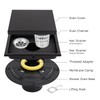 Heaorld Square Shower Drain, 6 Inch Shower Floor Drain Kit