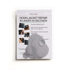 DJR Down Jacket Repair Patches (Self-Adhesive) (Silver)