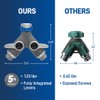 Orbit XL 2-Way Garden Hose Splitter – Dual Valves, Heavy-Duty