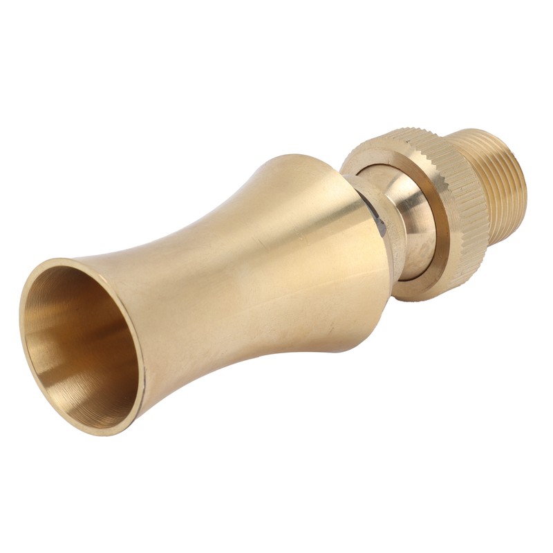 Brass Ice Tower Cedar Water Fountain Nozzle Spray Head Adjustable