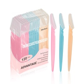 Eyebrow Razor for Women, 120 Pcs Dermaplaning Tool for Face Professional, Face Razor for Women Facial Hair Remover