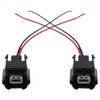 2pc Pre-Wired 2 Pin Connector Plugs for Nissan X-Trail Qashqai