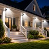 Solar Motion Sensor Wall Light for Outdoor Lighting – 360°