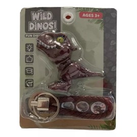 KFMX Llavero De Dinosaurio Para Niños Mordelón Divertido