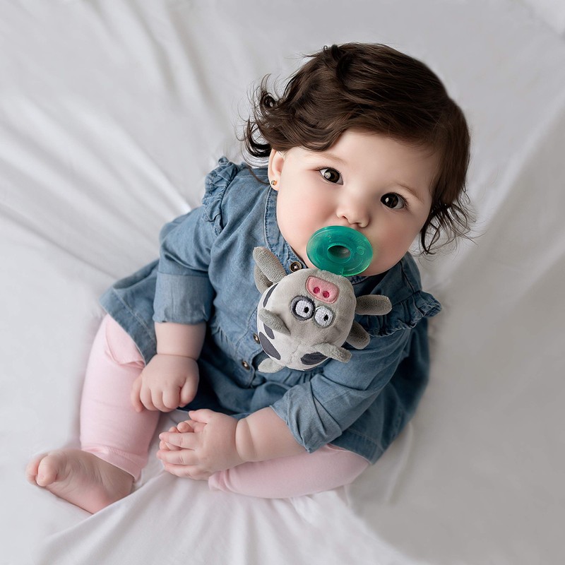 WubbaNub Infant Pacifier - DADA Moo Cow by Jimmy Fallon